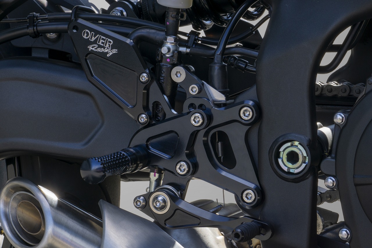 overracing ZX25R タンデムステップ スライダーSIL - オートバイパーツ